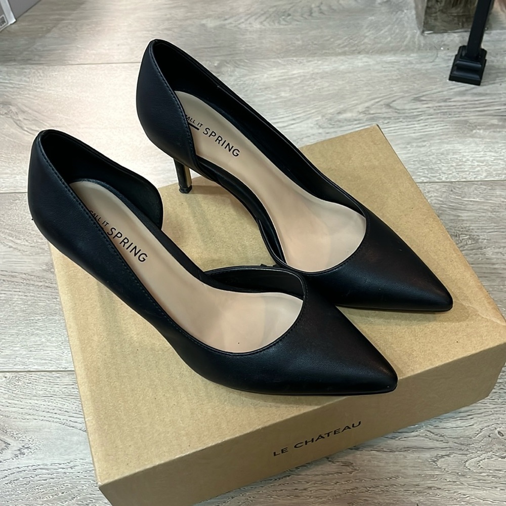 Call It Spring Black Heels